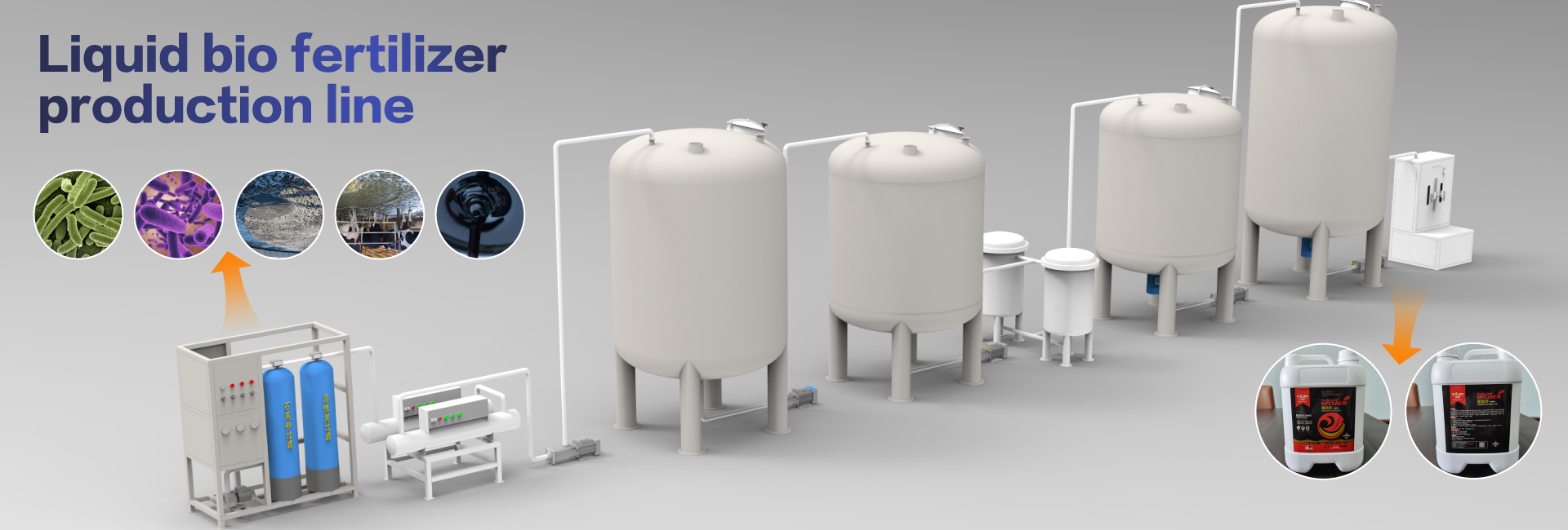 Liquid bio fertilizer manufacturing plant