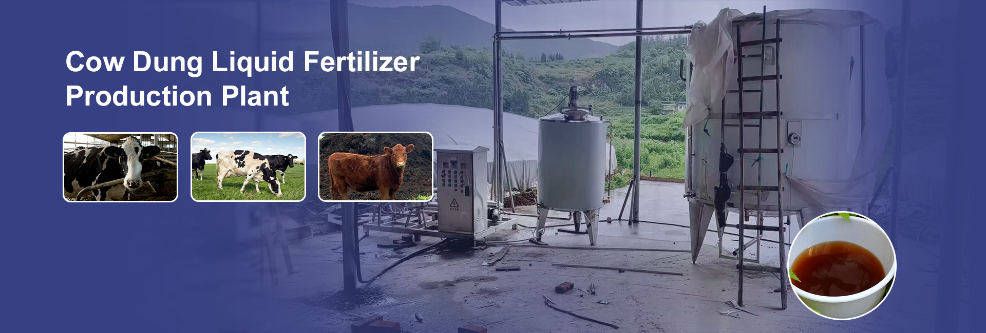 Cow Dung Liquid Fertilizer Production