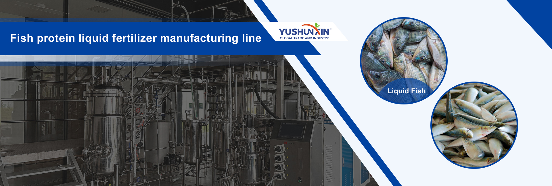 Fish protein liquid fertilizer plant