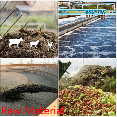 What are the common Raw Materials for Liquid Fertilizer Anaerobic Fermentation?