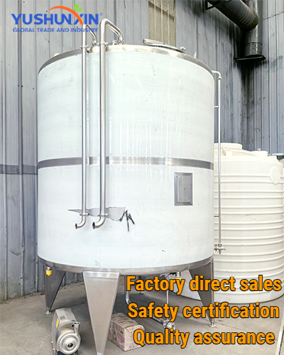 Top 4 advantages of YUSHUNXIN stainless steel fermentation tanks: