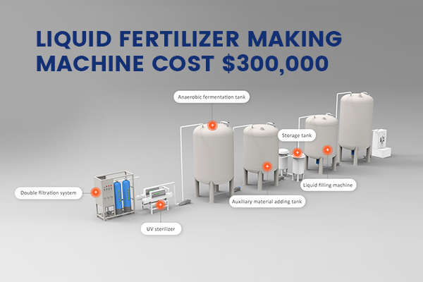 a liquid fertilizer making company with $300,000