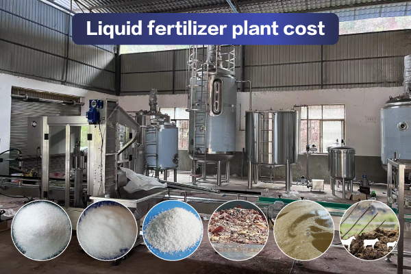 The cost to establish a liquid fertilizer plant