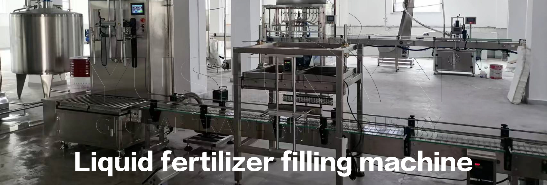 Liquid fertilizer filling machine
