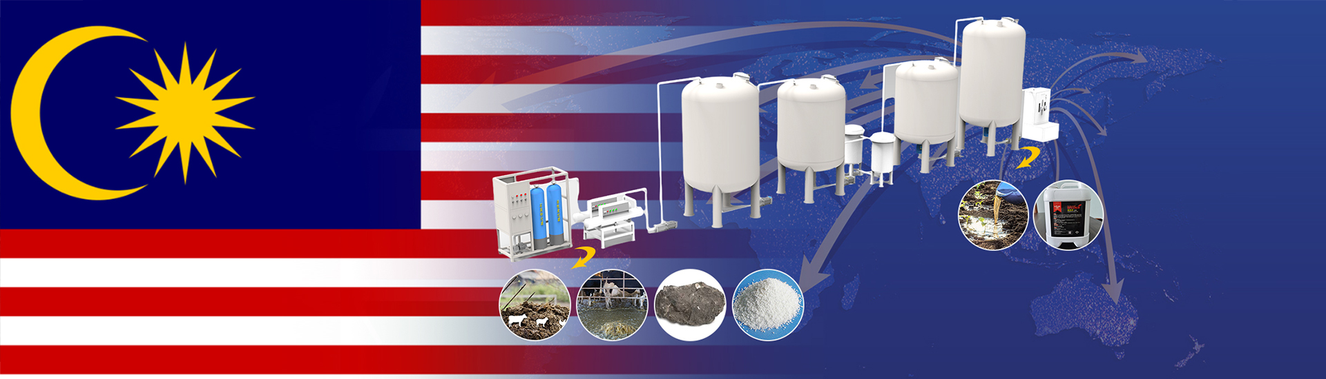 1000 L/H liquid chicken manure fertilizer manufacturing in Malaysia